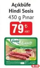 PINAR AÇIKBÜFE HİNDİ SOSİS 430 G